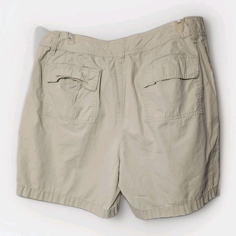 Jamaica‎ Bay Women's Tan Cargo Shorts Sz 14 34/7 100% Cotton Pocket Hiking 145